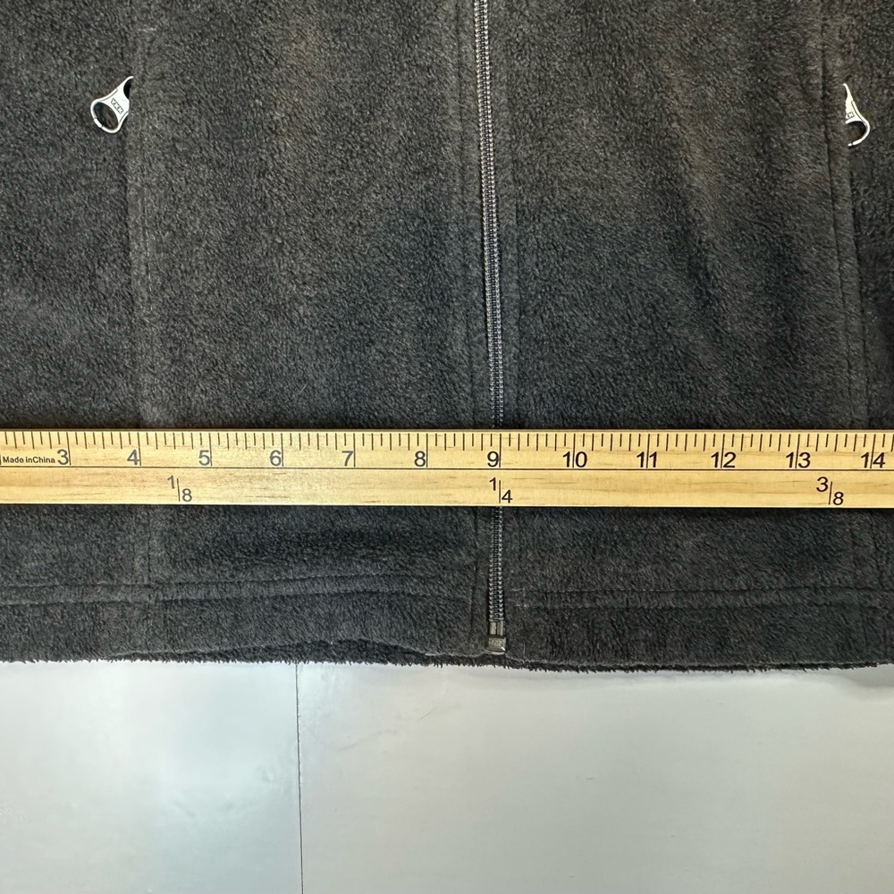 Columbia Fleece Jacket Youth Medium 10/12 Gray Full Zip Outdoors Warm Coat - Picture 5 of 5